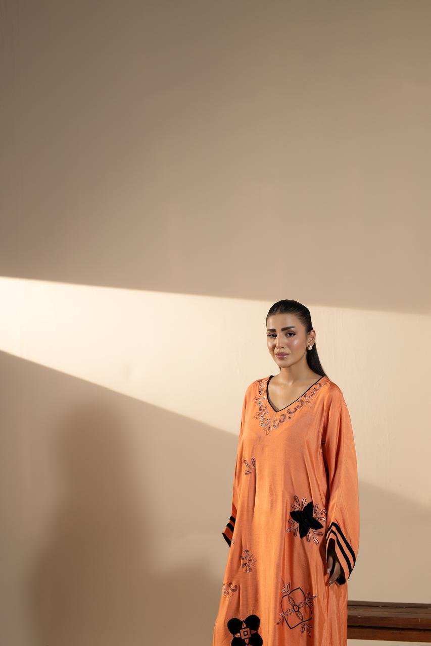 Tangerine Flora 3 Coral Muse