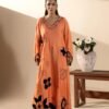 Tangerine Flora 5 Coral Muse